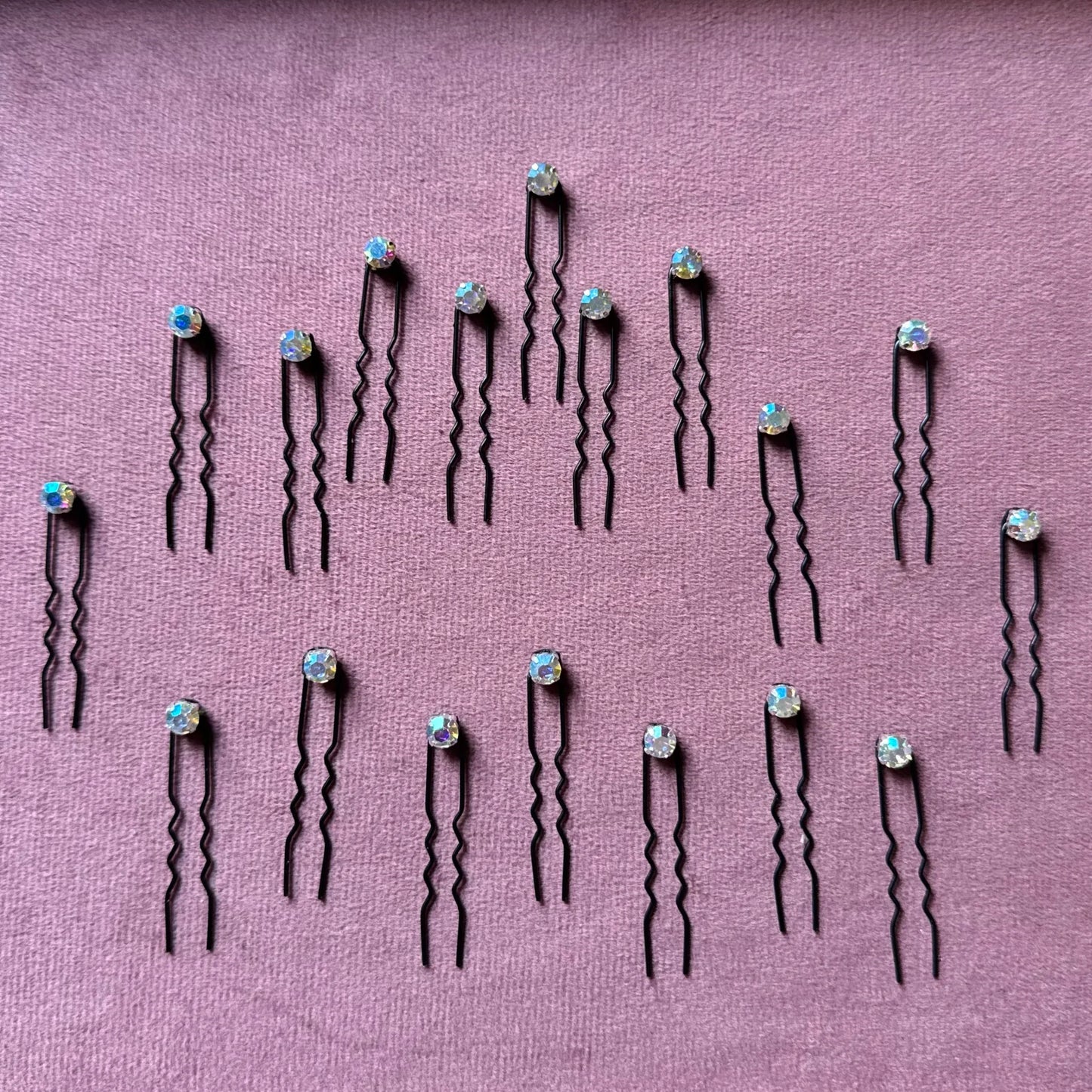 Premium Crystal Gold Hair Pins