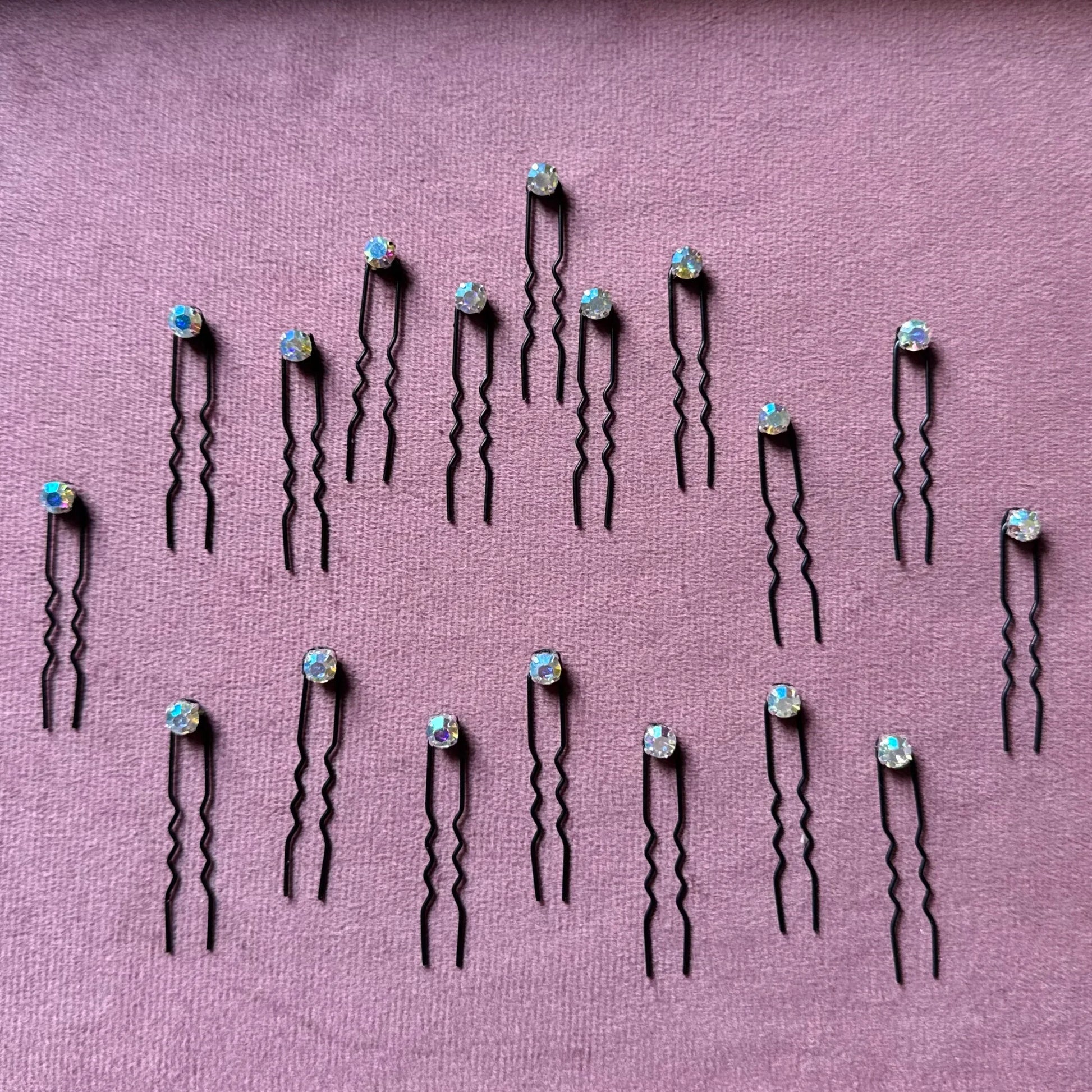 Premium Crystal Gold Hair Pins