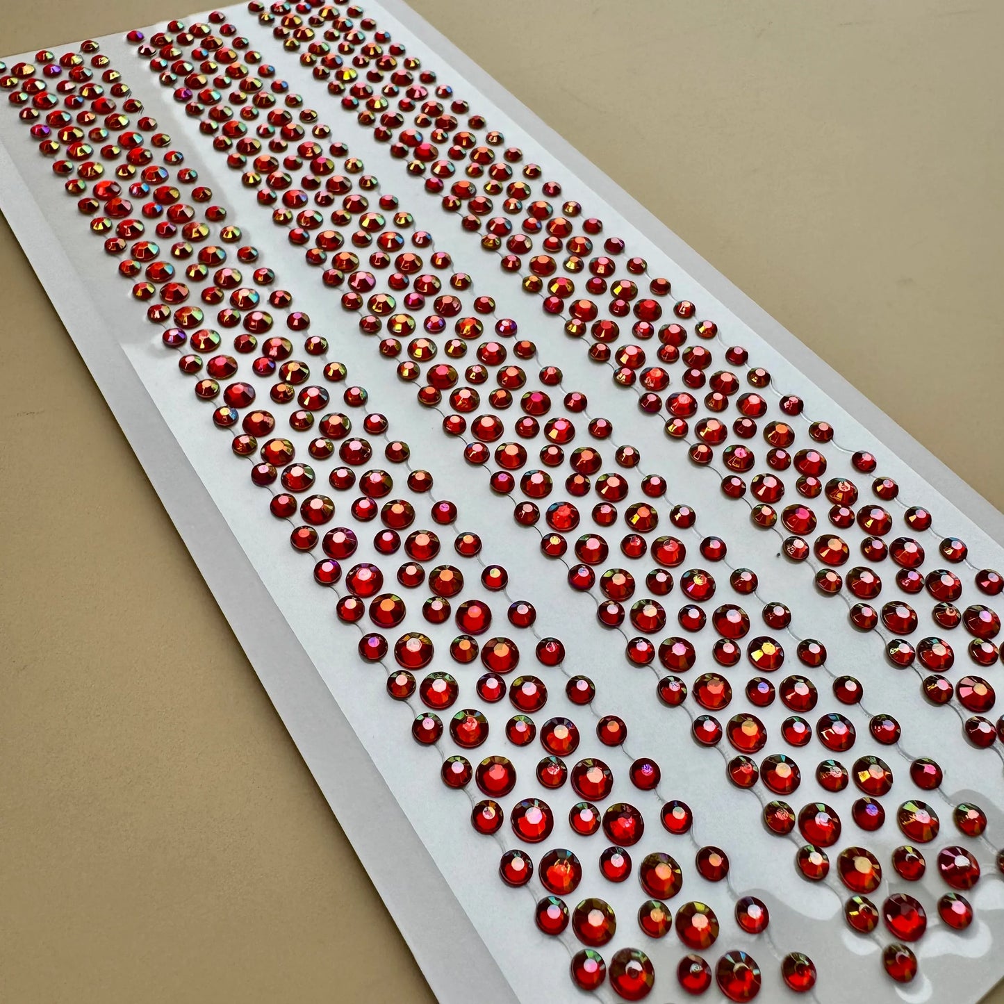 Rhinestone Red Bling Stickers