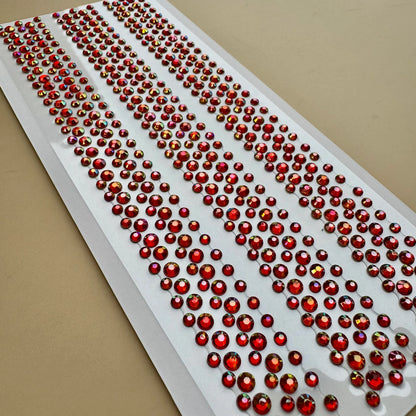 Rhinestone Red Bling Stickers