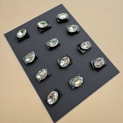 Crystal Elegance Hair Sticker Sheet