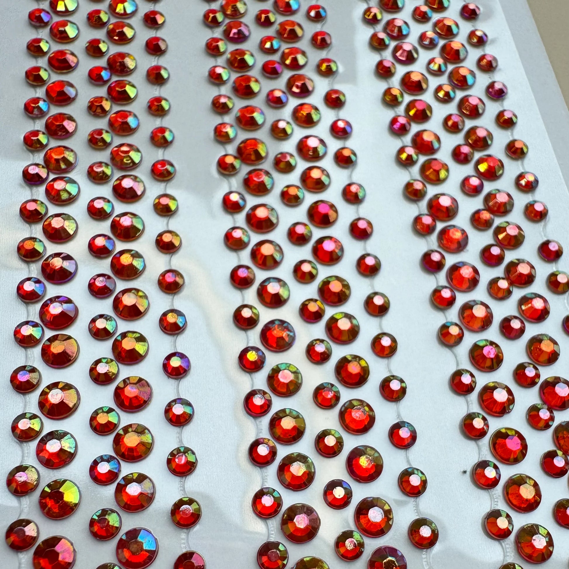 Rhinestone Red Bling Stickers