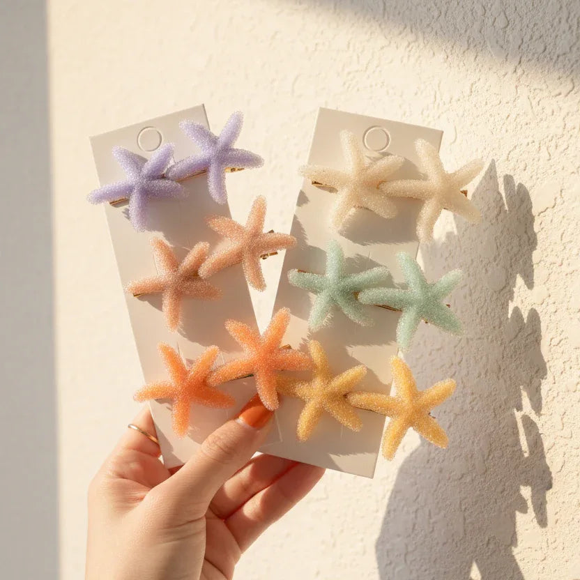 Two Starfish Hair Clip – Beach Style Accessory