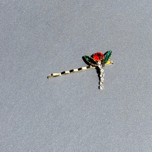 Crystal Tulip Bobby Pin