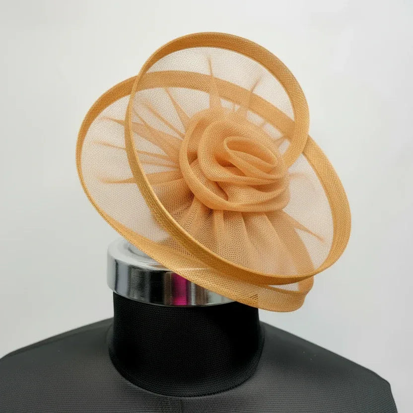 Marigold Orange Fascinator Hat