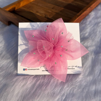 Lavender Twilight Petals Hair Clip