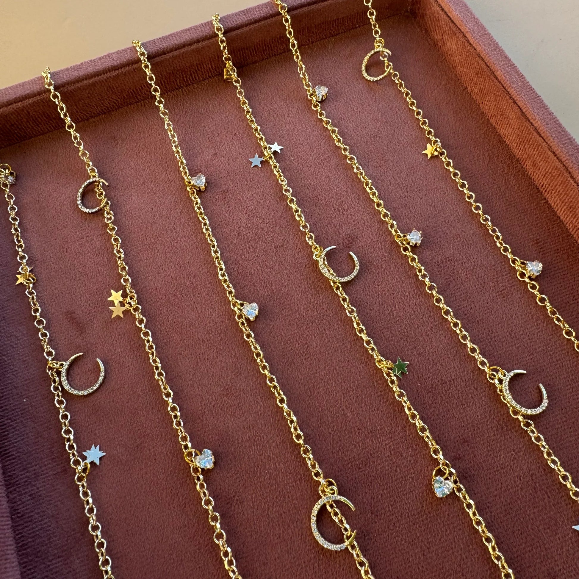 Celestial Moon & Star Hair Drama Hair Chain