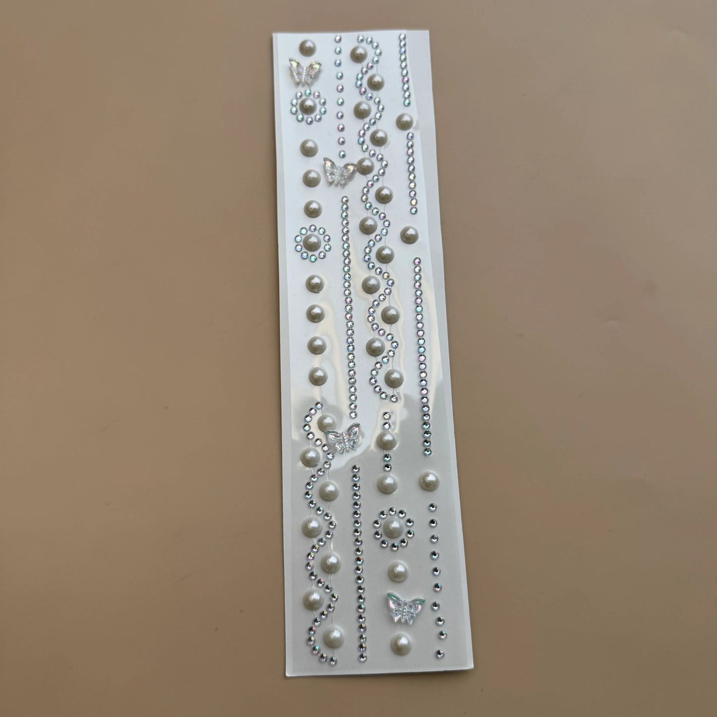 Pearl Butterfly Hair Stickers