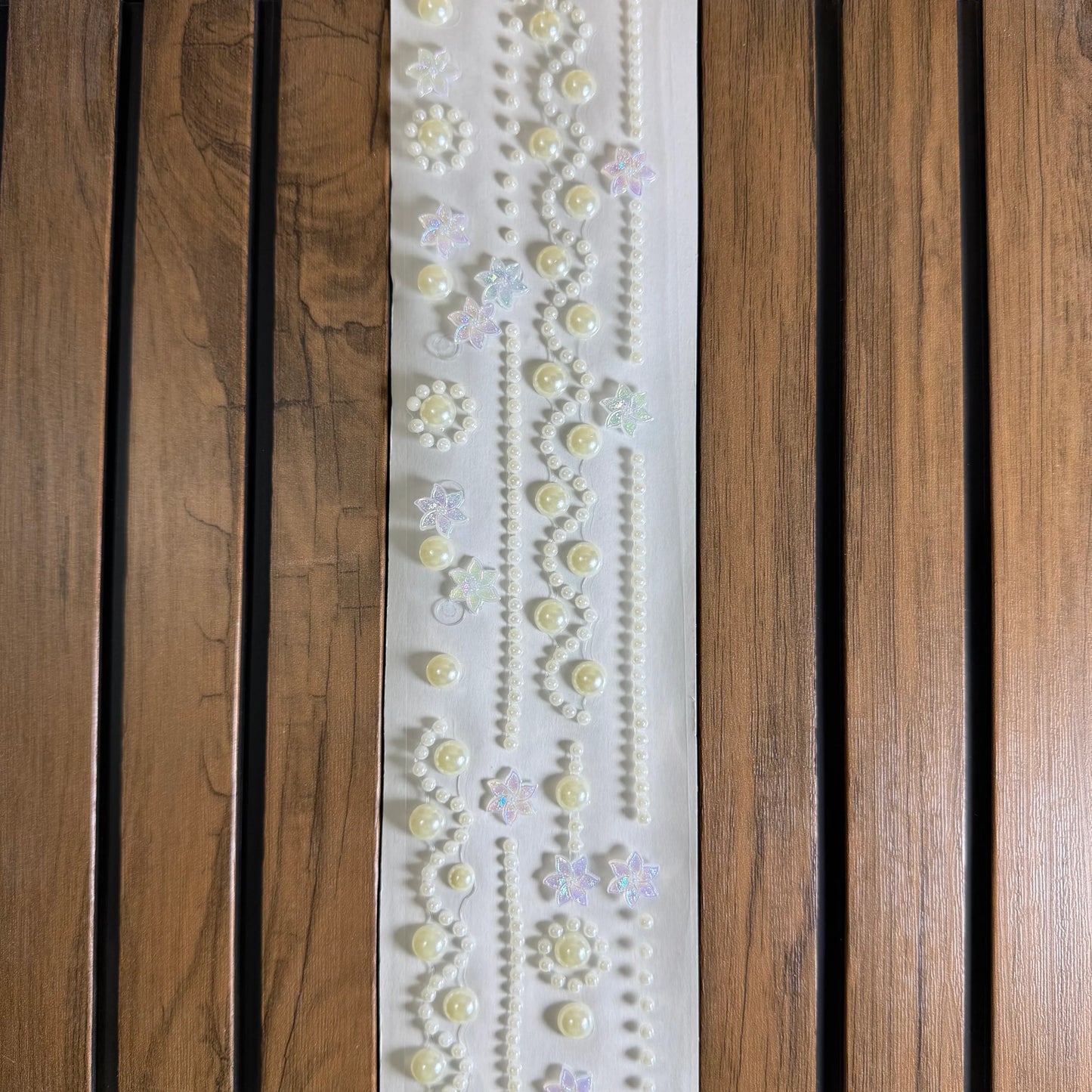 Pearl Flower Hair Stickers
