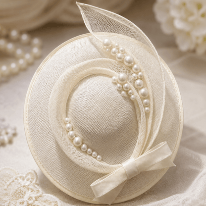 Elegant Ivory Fascinator Hat