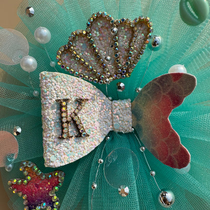 Ocean Vibes sea green mermaid Fascinator