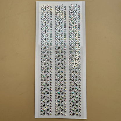 Crystal Lace Hair Bling Stickers