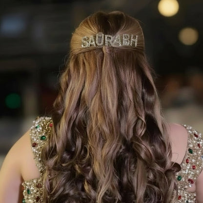 Custom Name Golden Letter Clips