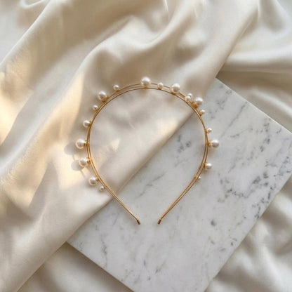 Floating Pearl Halo Hairband