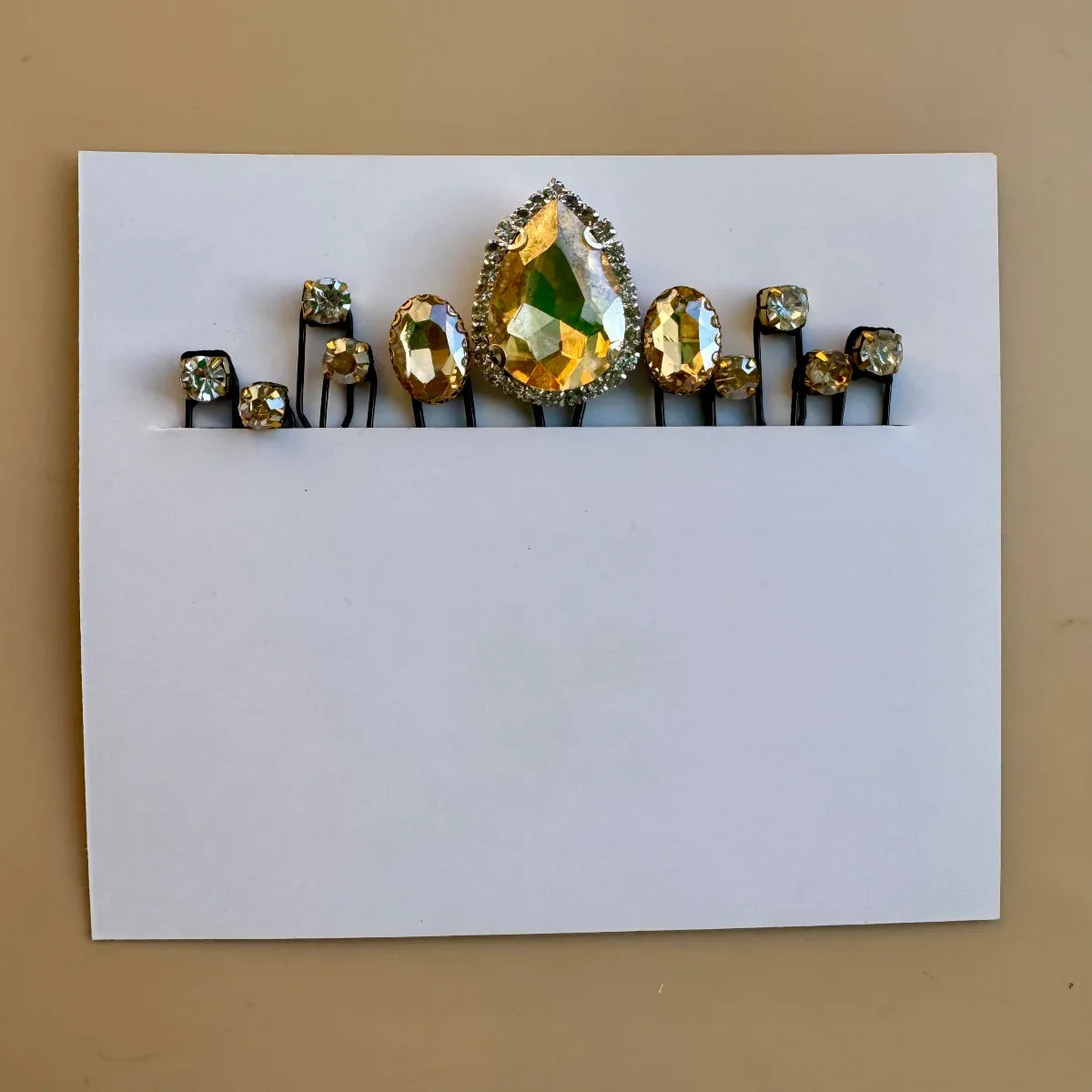 Gold Crystal Hair Pins | Shop Elegant Royal Bridal Set