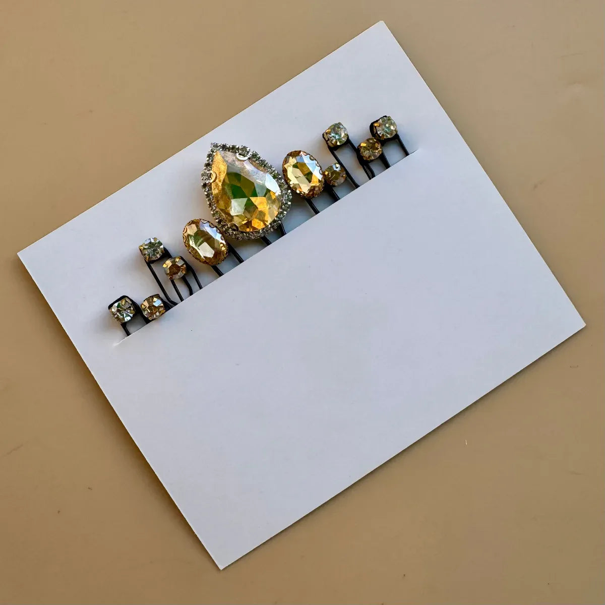Gold Crystal Hair Pins | Shop Elegant Royal Bridal Set