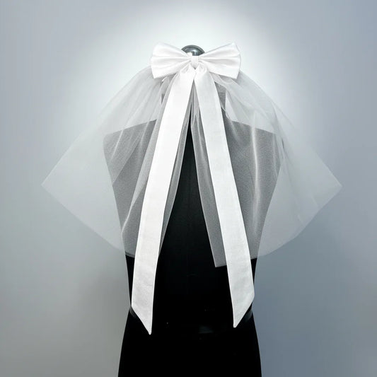 Hazy Morning Bridal Bow Veil