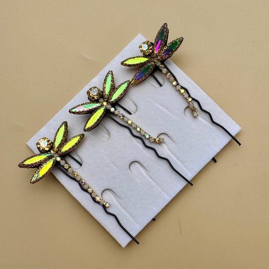 Luxe Dragonfly Hair Pins set of 3