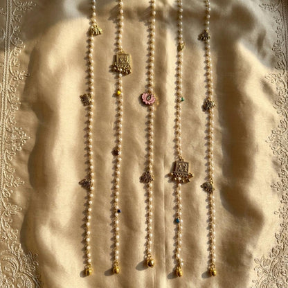 Maharani Pearl Charm Hair Chain