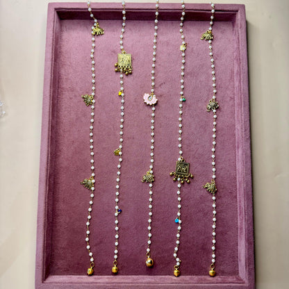 Maharani Pearl Charm Hair Chain
