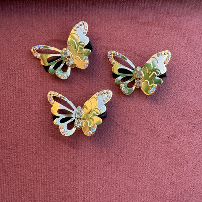 Metal Gold Butterfly Hair Pins