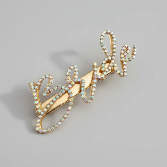 MultiColor Crystal BRIDE Hair Clip