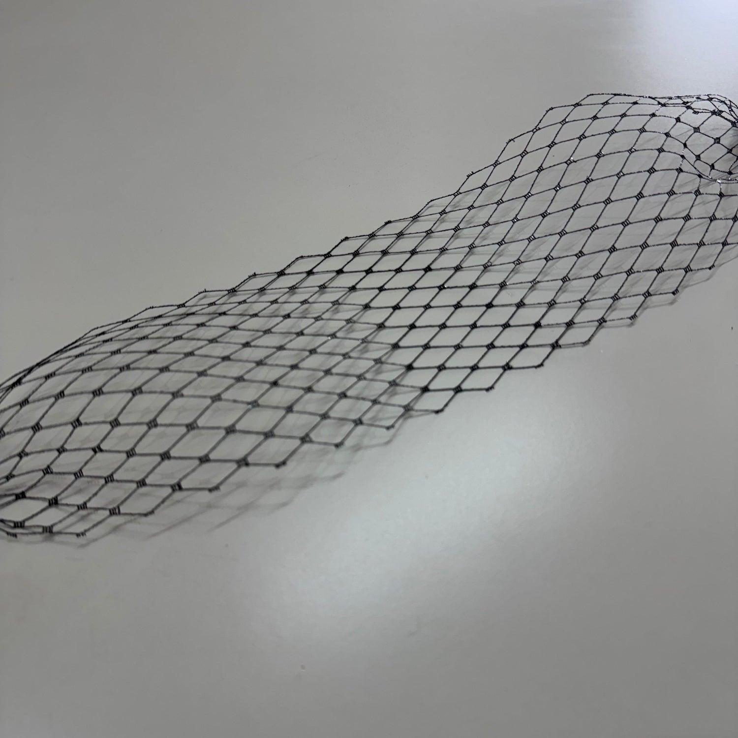 Noiréa Luxe Black Spark Birdcage Veil