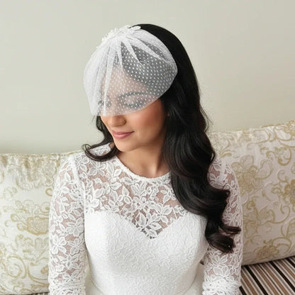 Pearl Droplets Fantasy Bridal Veil
