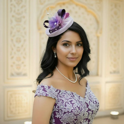 Rapunzel Lavender Fascinator Hat