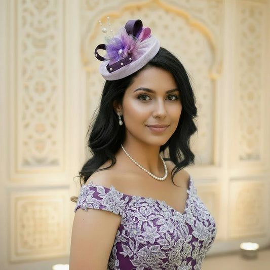Rapunzel Lavender Fascinator Hat