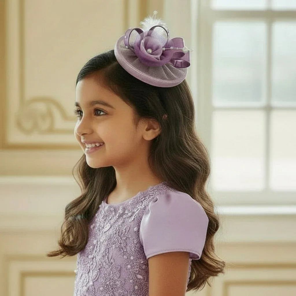 Rapunzel Lavender Fascinator Hat