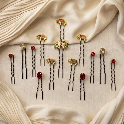 Royal Baraat Bridal Hair Pin Set