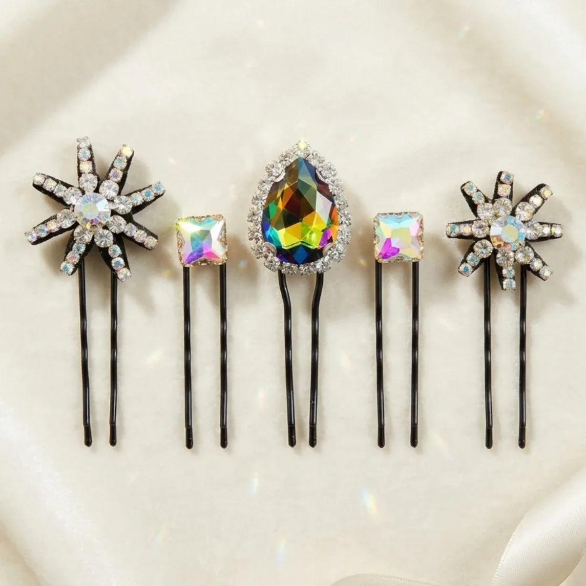 Stardust Crystal Hair Pin Set