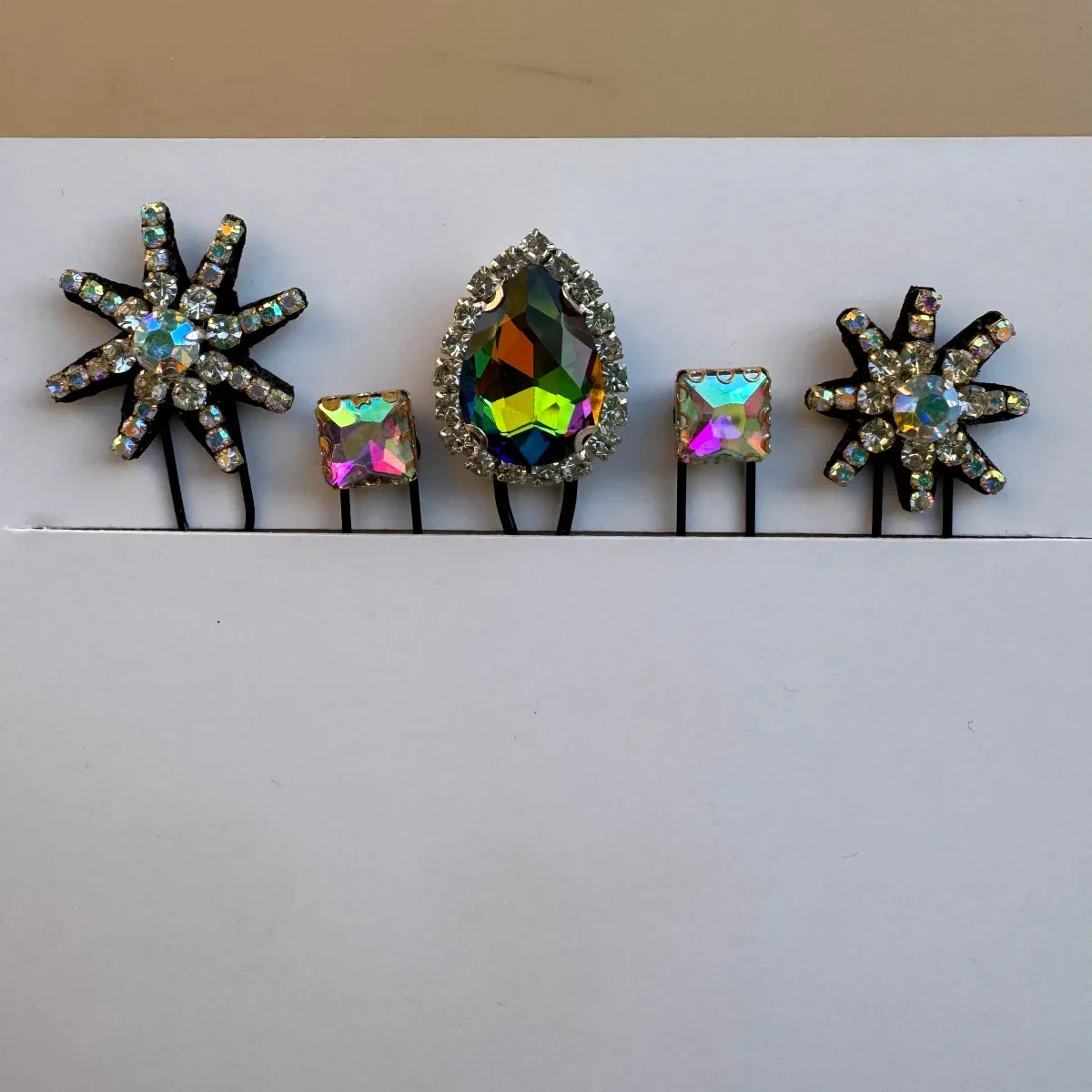 Stardust Crystal Hair Pins Set