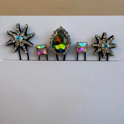 Stardust Crystal Hair Pins Set