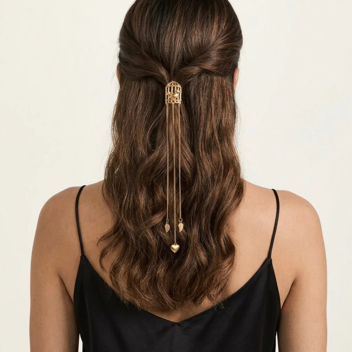 Vintage Lovebird Hair Chain