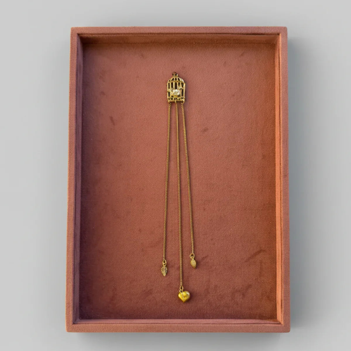 Vintage Lovebird Hair Chain
