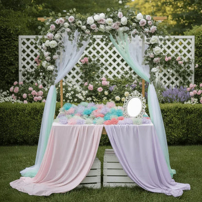 Bulk Pastel Pearls Ruffled Fascinator - Pack of 50