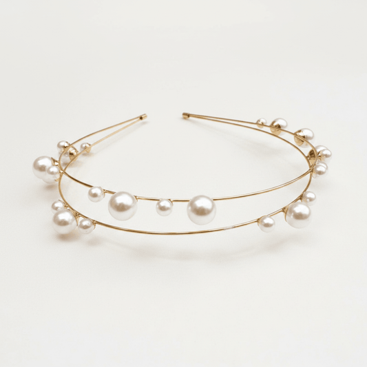 Floating Pearl Halo Hairband