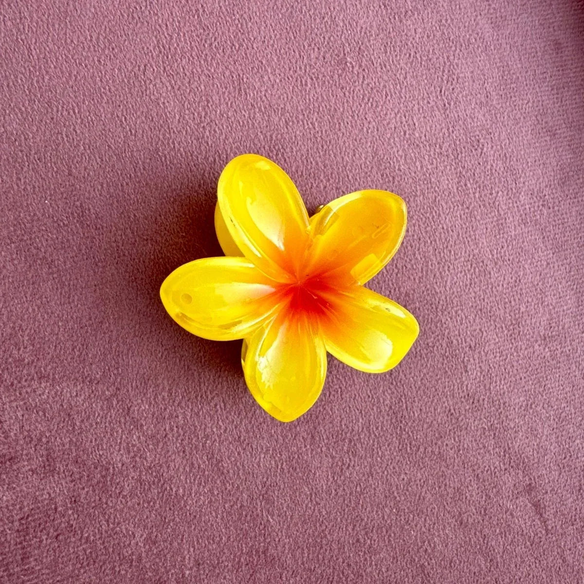 Flower Hair Claw Clip (Medium Size) – 6 Color Options