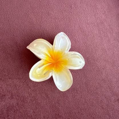 Flower Hair Claw Clip (Medium Size) – 6 Color Options