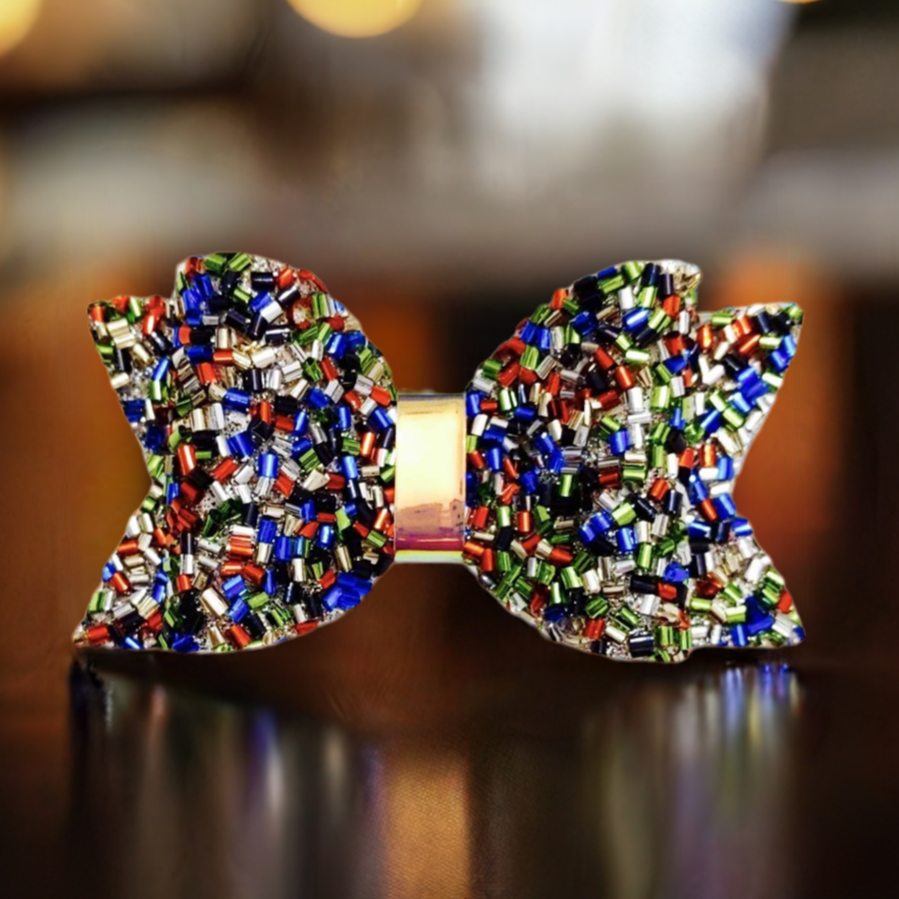 Multicolor Party Bow Hair Clip | Premium Quality | Unique Designs