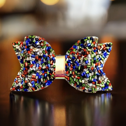 Multicolor Party Bow Hair Clip | Premium Quality | Unique Designs