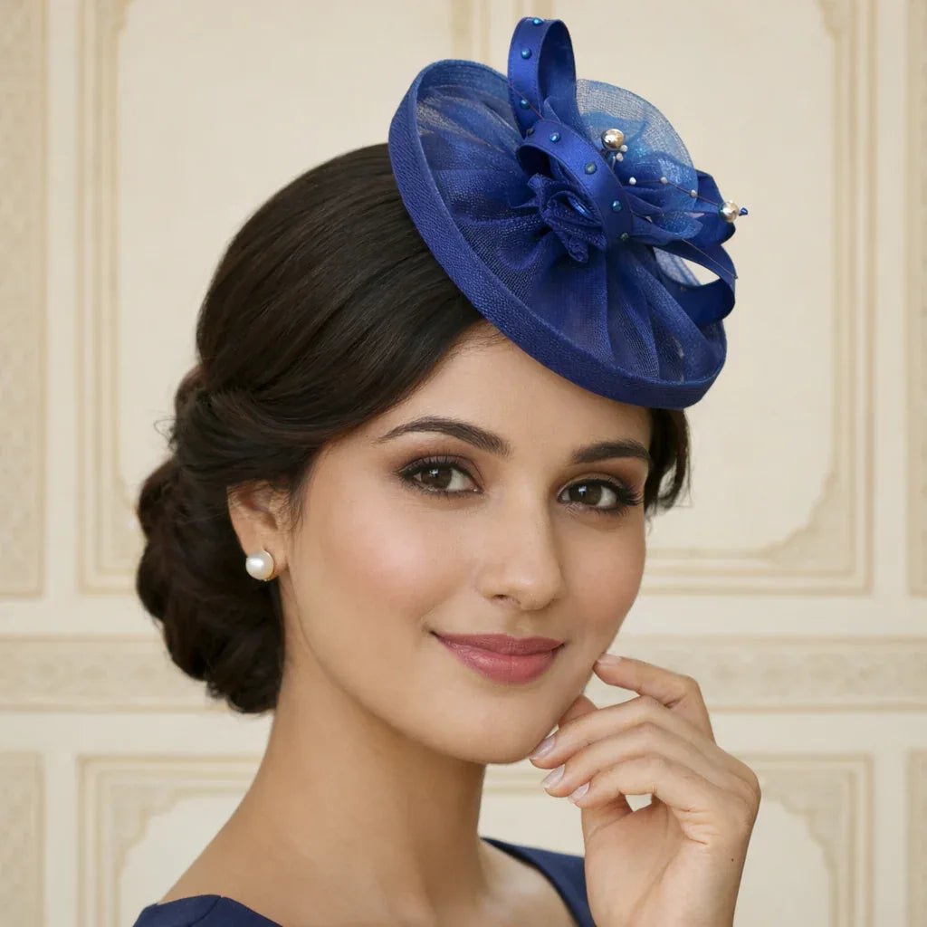 Royal Blue Fascinator Hat