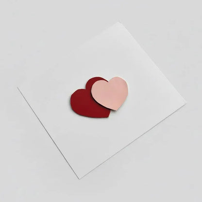 Happy Hearts Red & Pink Hair Clip