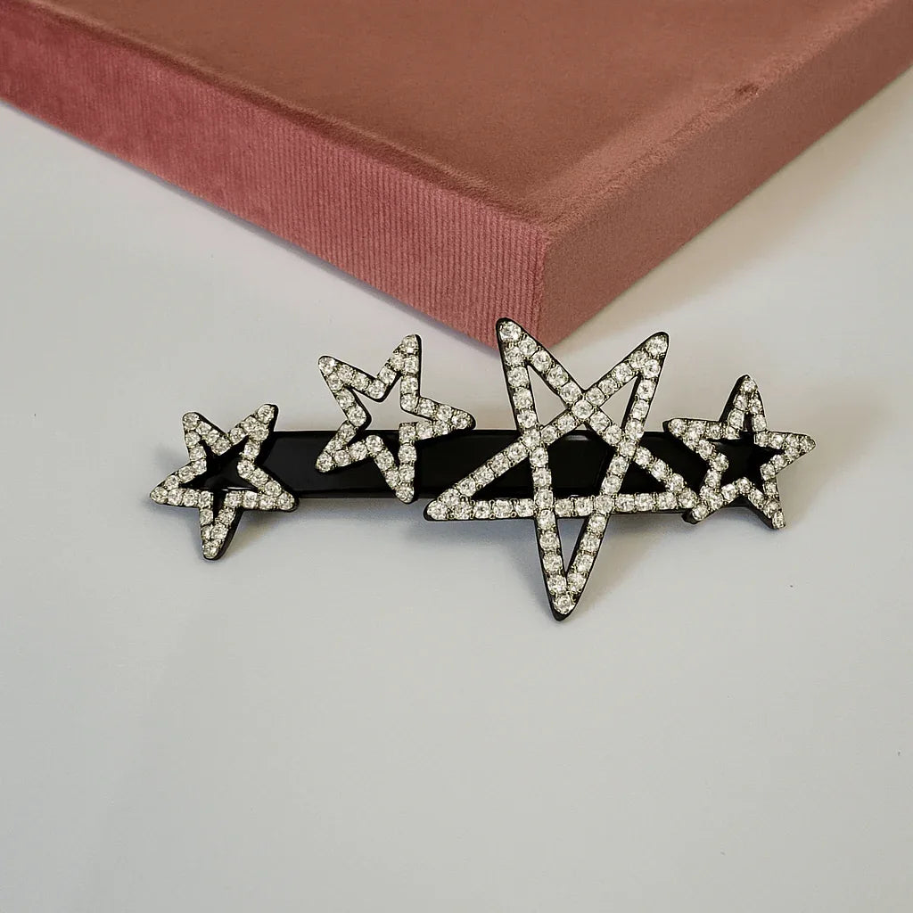Crystal Star Cluster Hair Clip