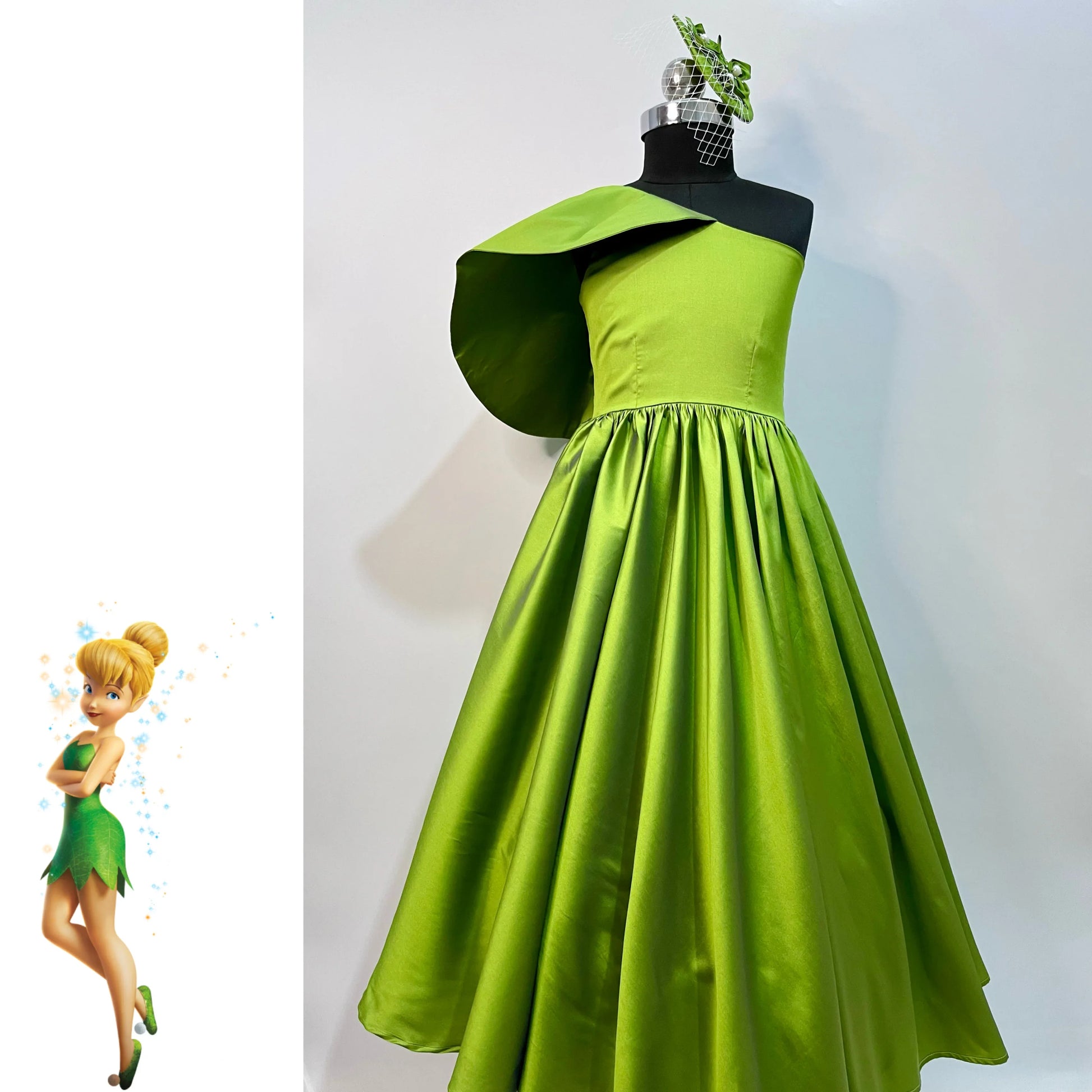 Disney Tinker bell Green Fairy Party Dress Disney Tinker bell Green Fairy Party Dress