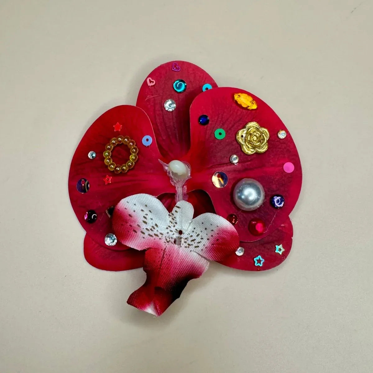 Orchid Beach Hair Clip