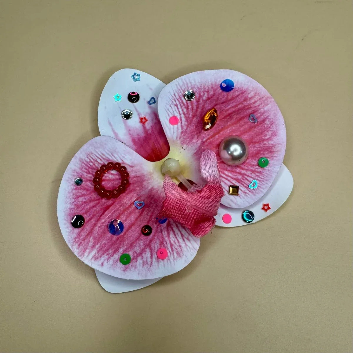 Orchid Beach Hair Clip