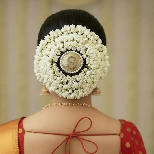 Personalized Golden Initial Bun Hair Pin